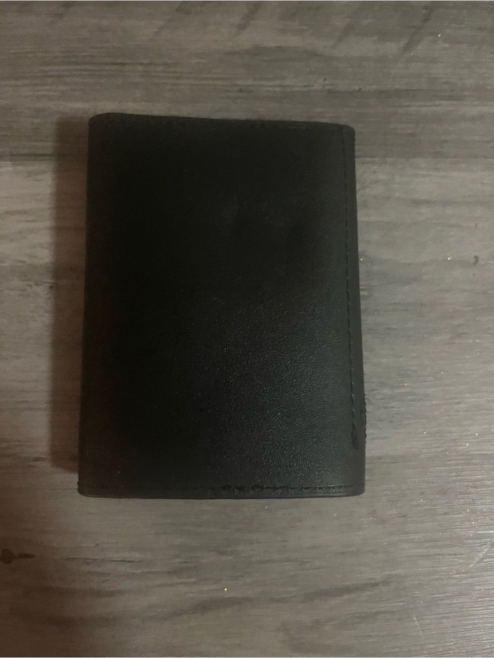 Black Leather Heart Accent Envelope Wallet Y2K luxury - Picture 4 of 4